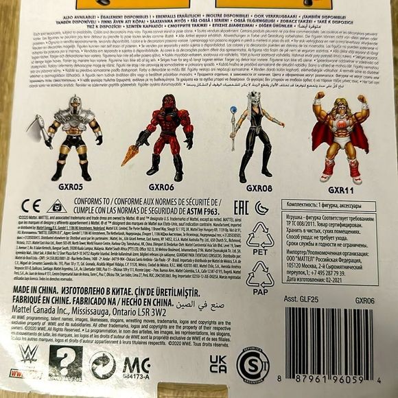 Masters of the WWE Universe “Kane” Figure + Comic, Retro, Toy, Collector’s - Picture 6 of 6